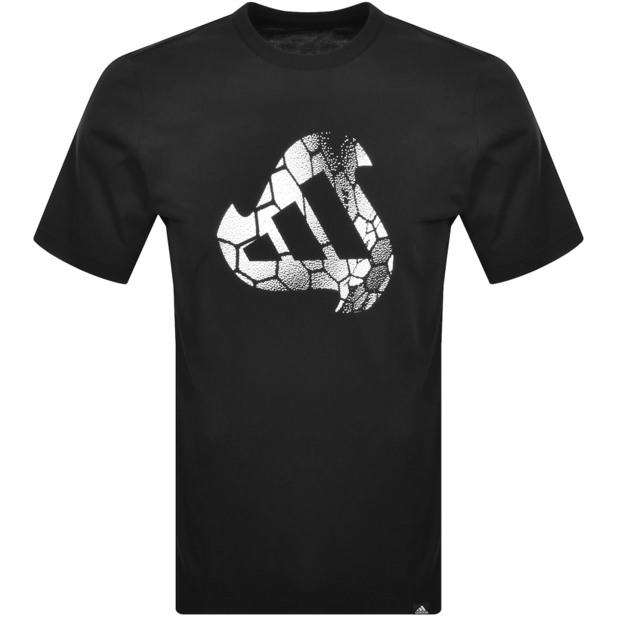 adidas Sportswear M C Hot Q1 T Shirt Black Mainline Menswear Denmark